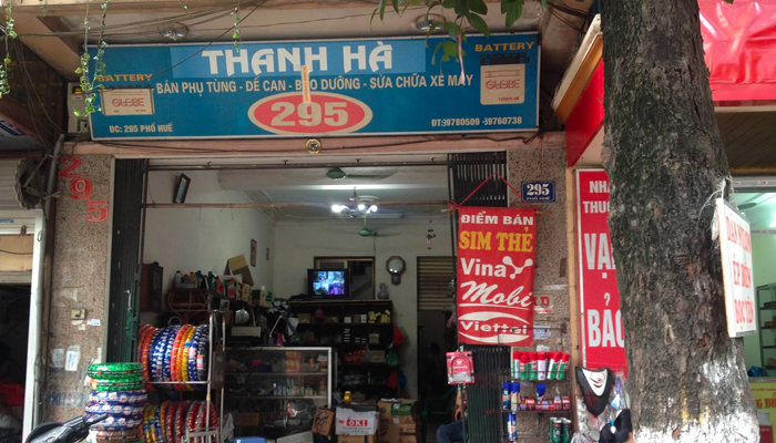 Cửa hàng linh kiện xe máy - Thanh Hà