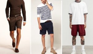 quần short phối với áo thun