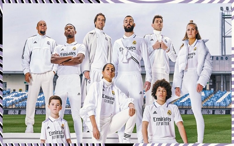 mẫu áo Real Madrid sân nhà