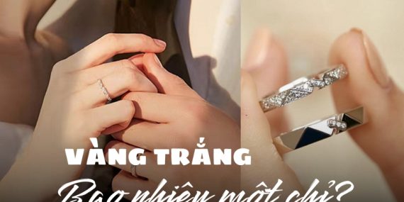 vàng trắng bao nhiêu một chỉ