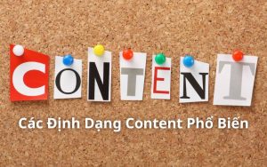 các định dạng content phổ biến