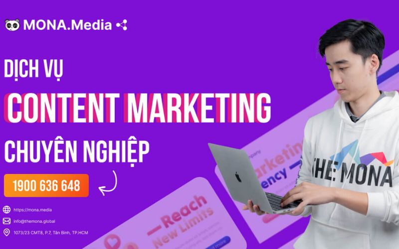 dịch vụ content marketing Mona Media