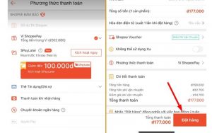 chọn phương pháp thanh toán