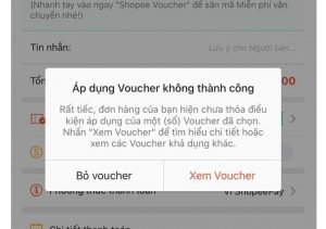 Tại sao không thể sử dụng được mã giảm giá đã săn