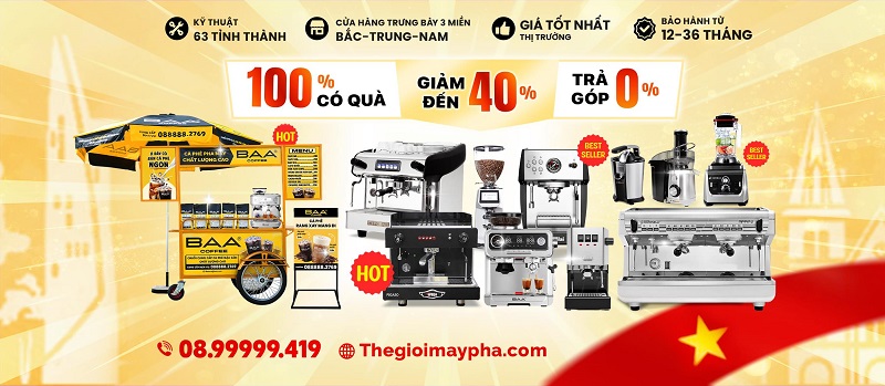 Thế Giới Máy Pha - Cửa hàng bán máy pha cafe chính hãng giá tốt