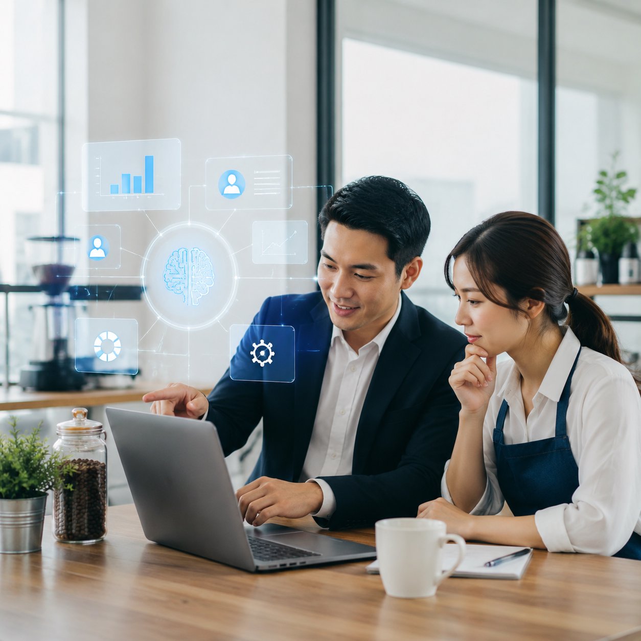 Khi tiệm cà phê nhỏ thuê công ty ứng dụng AI: chuyện tiết kiệm chi phí vận hành